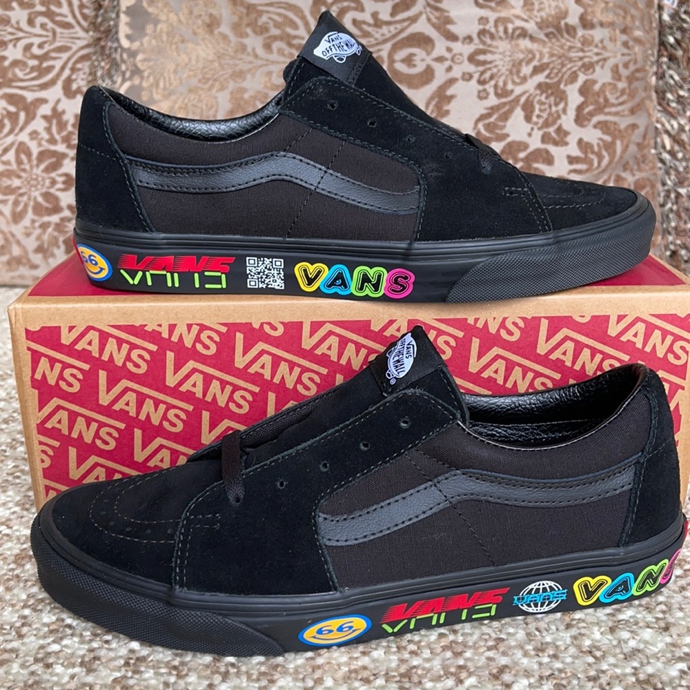Vans Sk8-Low Disruptive Black/Black - Picture 3 of 16